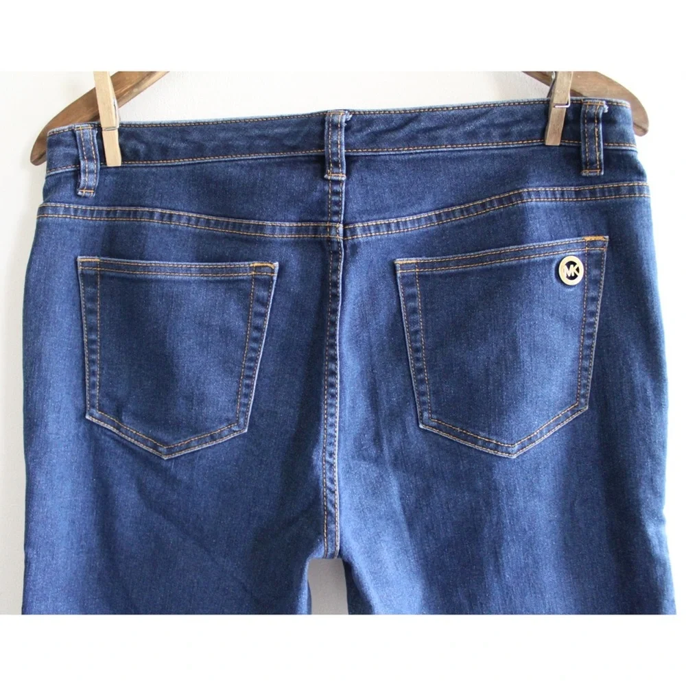 Michael Kors Dark Cropped Jeans 10 30 - Picture 5 of 6